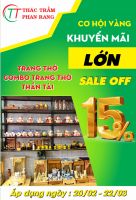 SALE OFF 15% COMBO TRANG THỜ